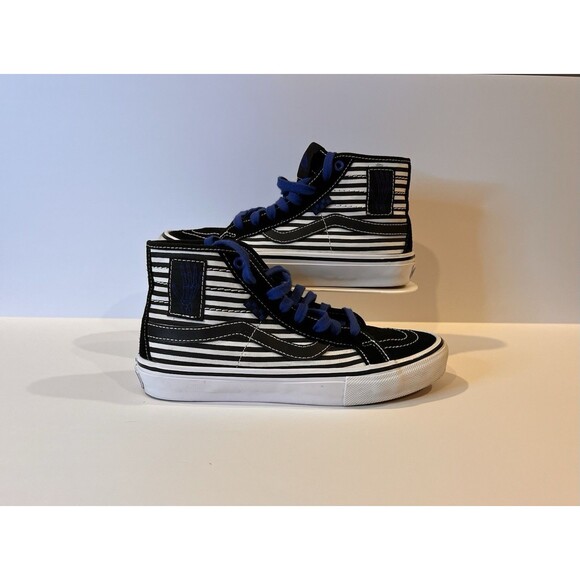 VANS Shoes - Vans Sk8-Hi Decon Breana Geering Mens Size 7 Striped Skate Shoe Sneakers